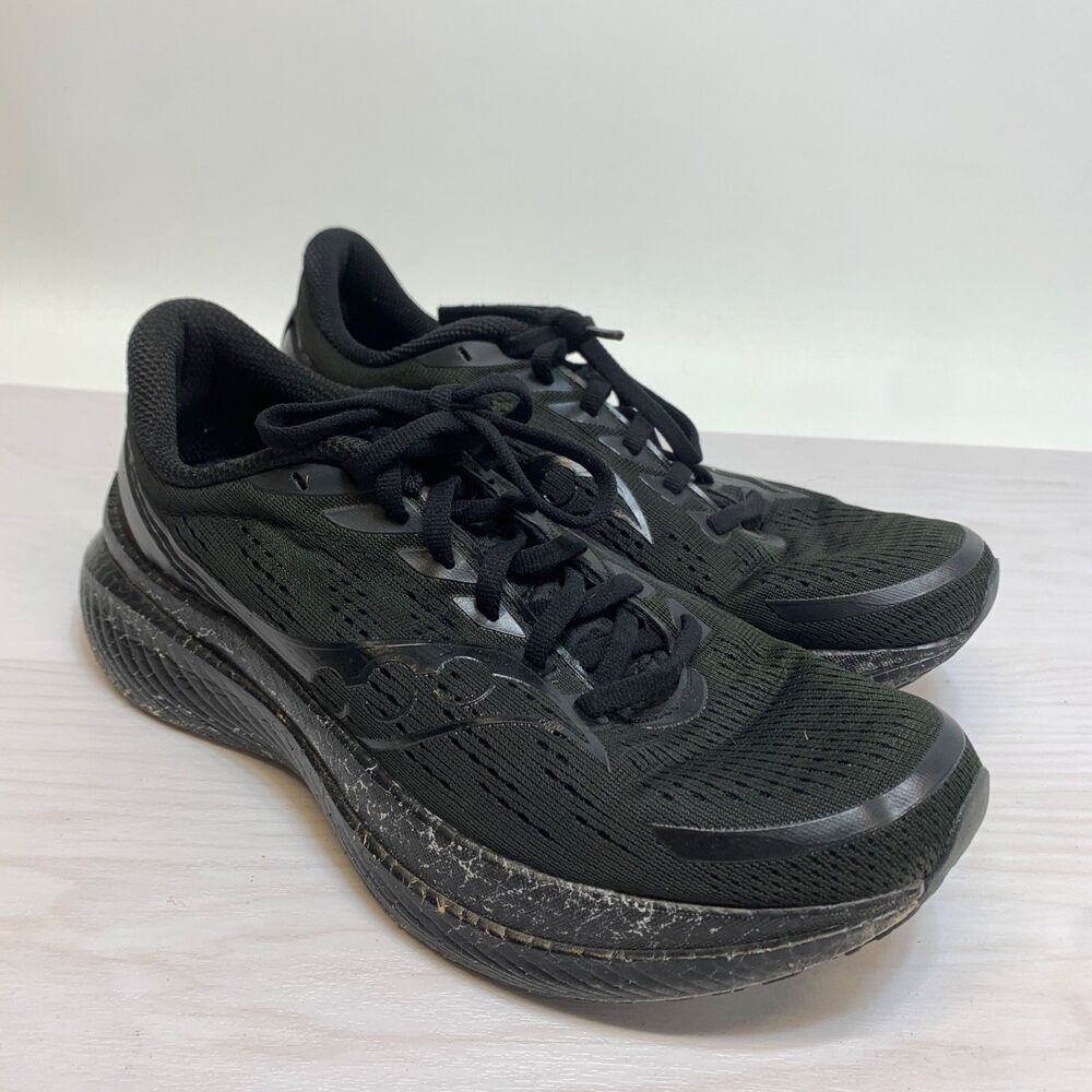 Saucony Shoes Womens 10 Road Running‎ Workout Comfort Cushion Black Endorphin